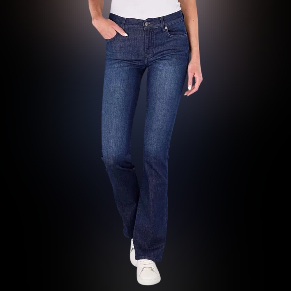 7 For All Mankind -- Denim Bootcut Jeans